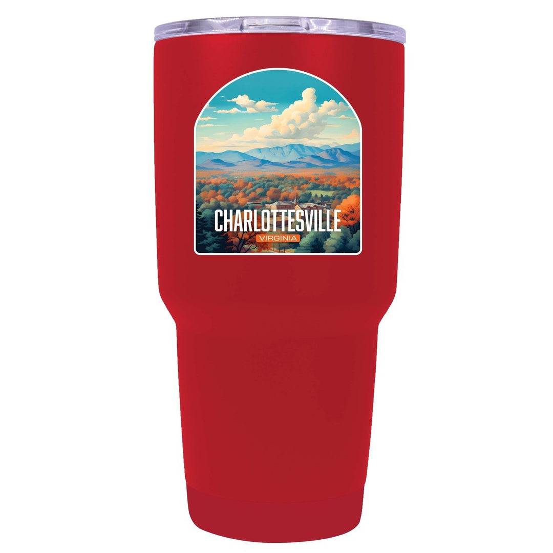 Charlottesville Virginia Design B Souvenir 24 oz Insulated Stainless Steel Tumbler Image 1