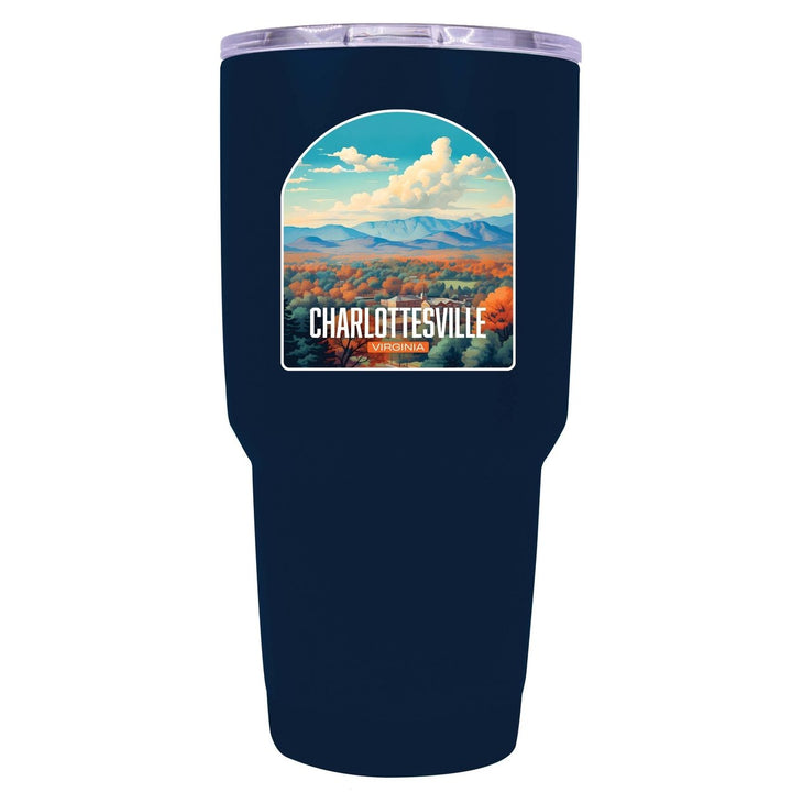 Charlottesville Virginia Design B Souvenir 24 oz Insulated Stainless Steel Tumbler Image 9