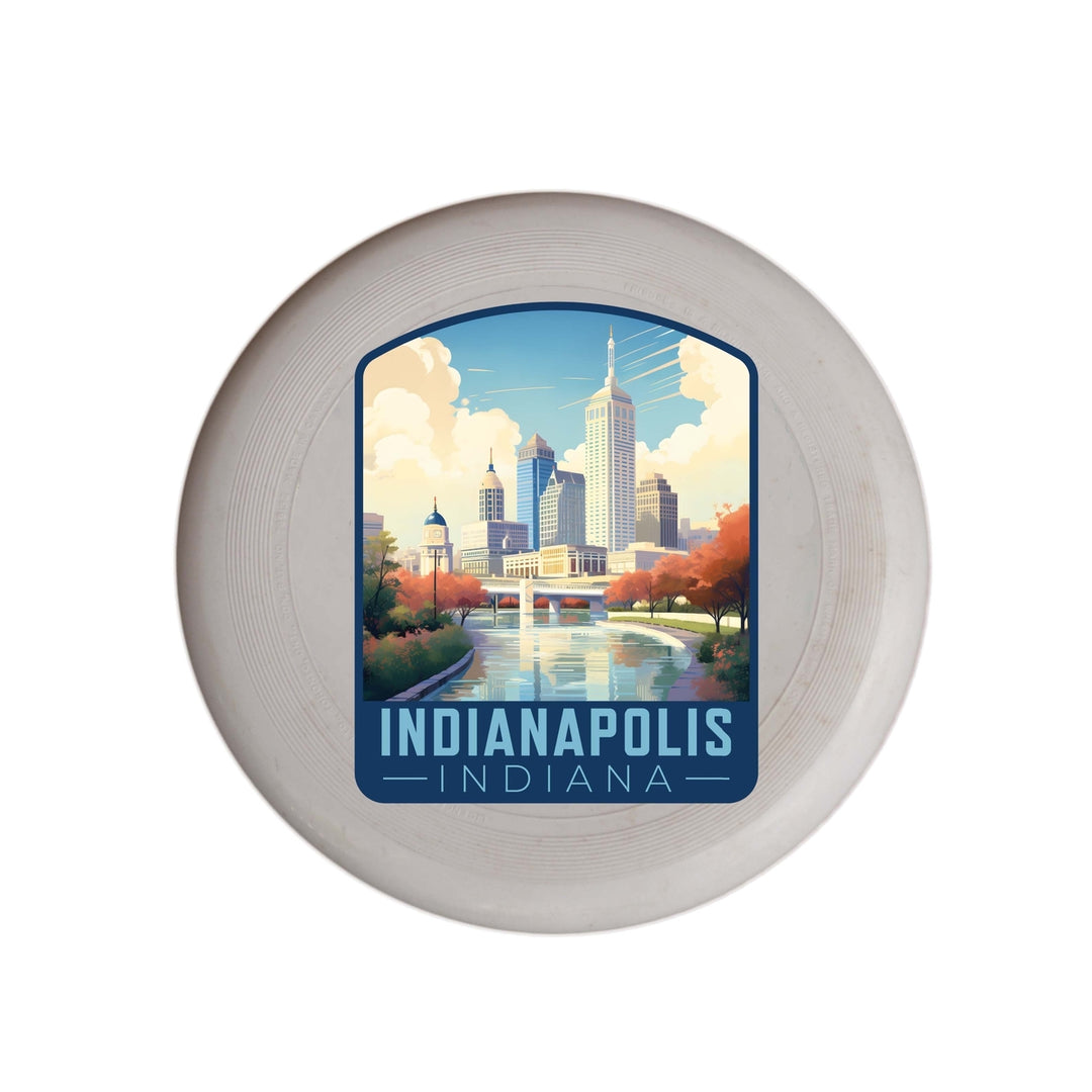 Indianapolis Indiana Design A Souvenir Frisbee Flying Disc Image 1