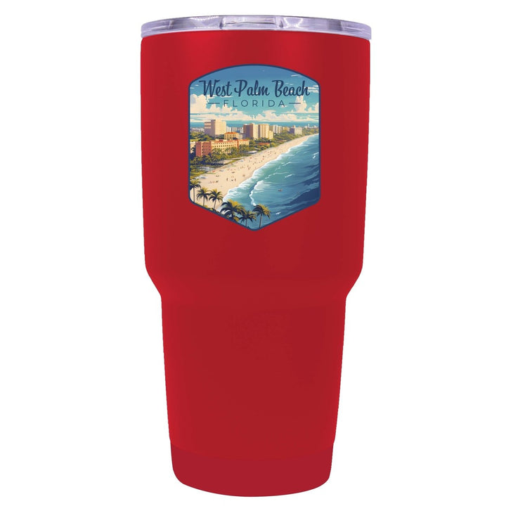 West Palm Beach Florida Design A Souvenir 24 oz Insulated Stainless Steel Tumbler Image 6