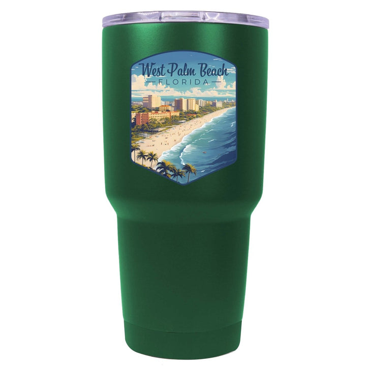 West Palm Beach Florida Design A Souvenir 24 oz Insulated Stainless Steel Tumbler Image 1