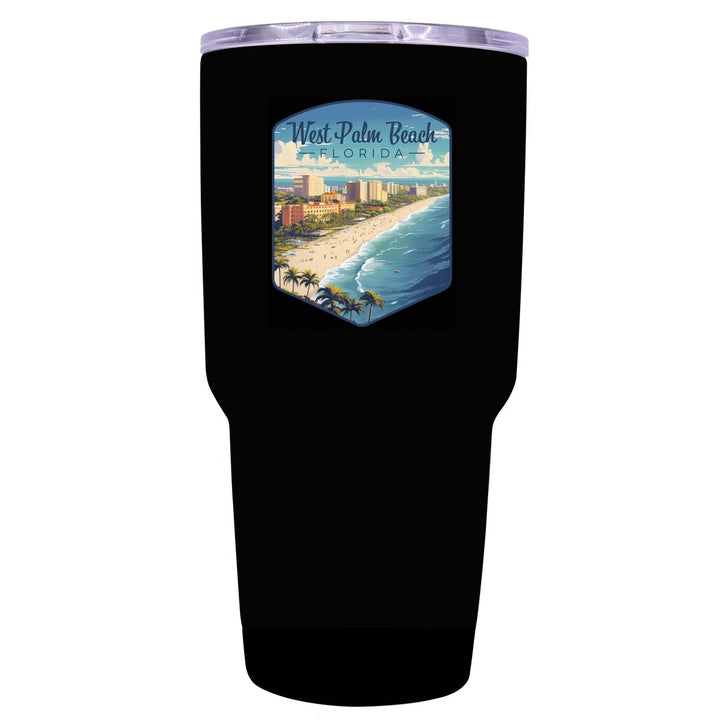 West Palm Beach Florida Design A Souvenir 24 oz Insulated Stainless Steel Tumbler Image 9