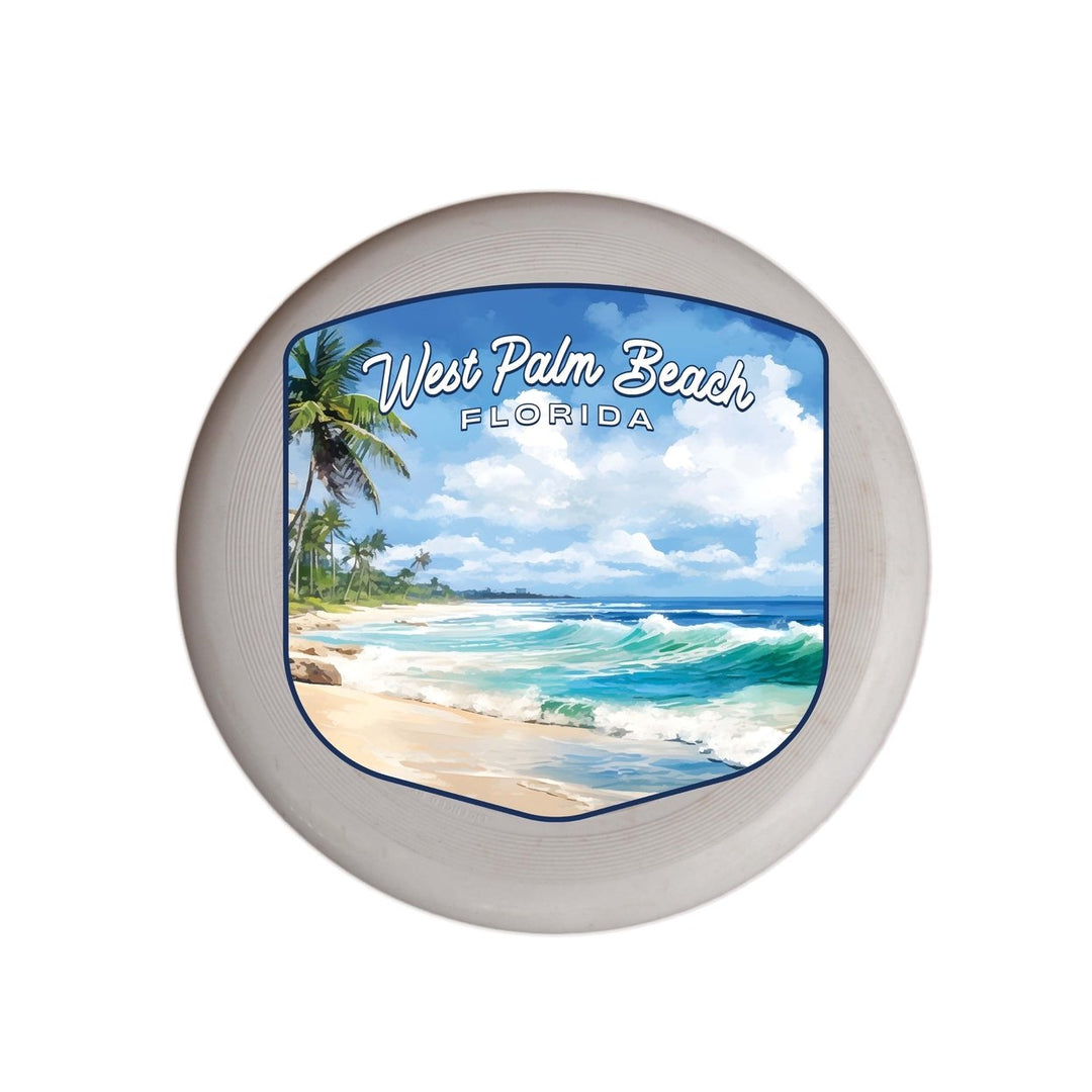 West Palm Beach Florida Design B Souvenir Frisbee Flying Disc Image 1