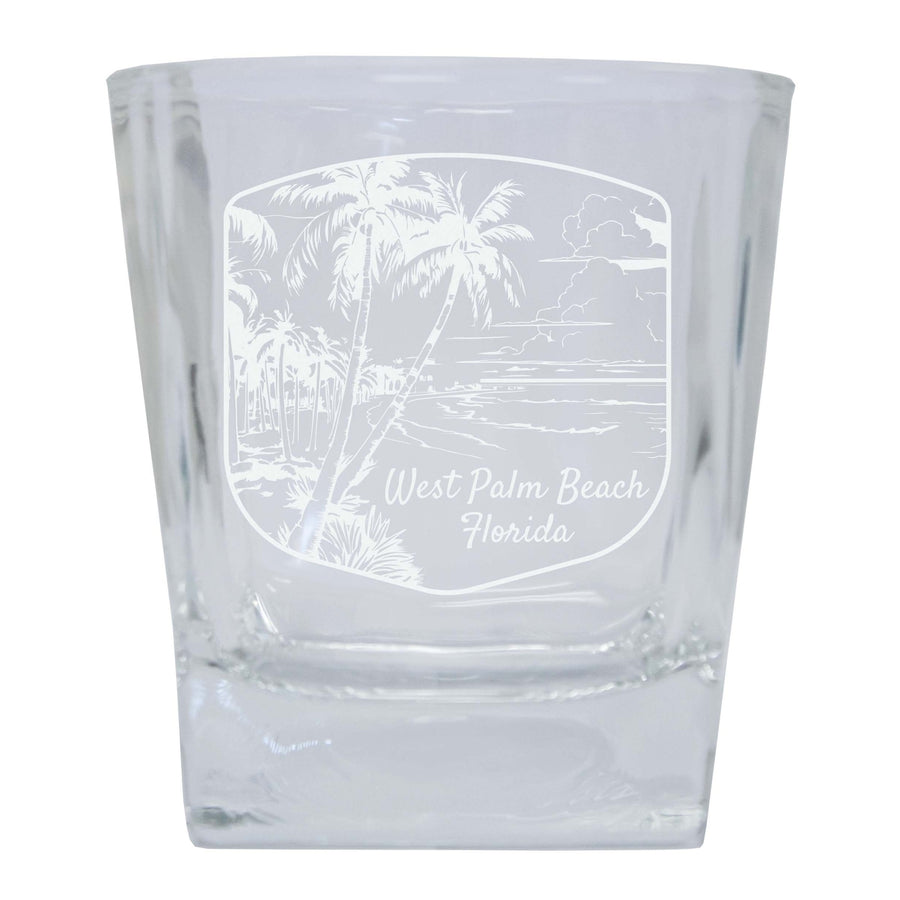 West Palm Beach Souvenir 7 oz Engraved Shooter Glass Image 1