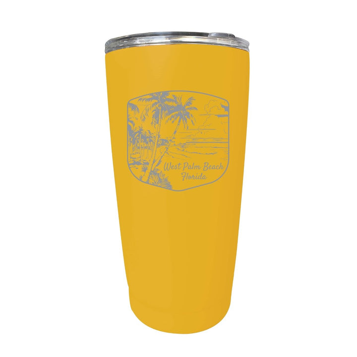 West Palm Beach Souvenir 16 oz Engraved Stainless Steel Insulated Tumbler Image 9