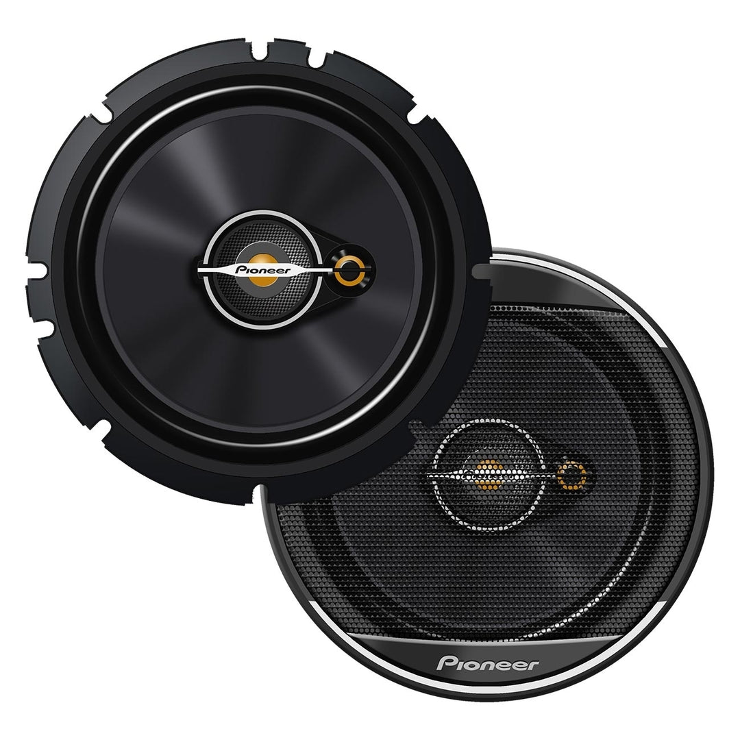 PIONEER A-Series 3-Way 6.5 Inch Coaxial Car Speakers Clear Sound Easy Install Image 1