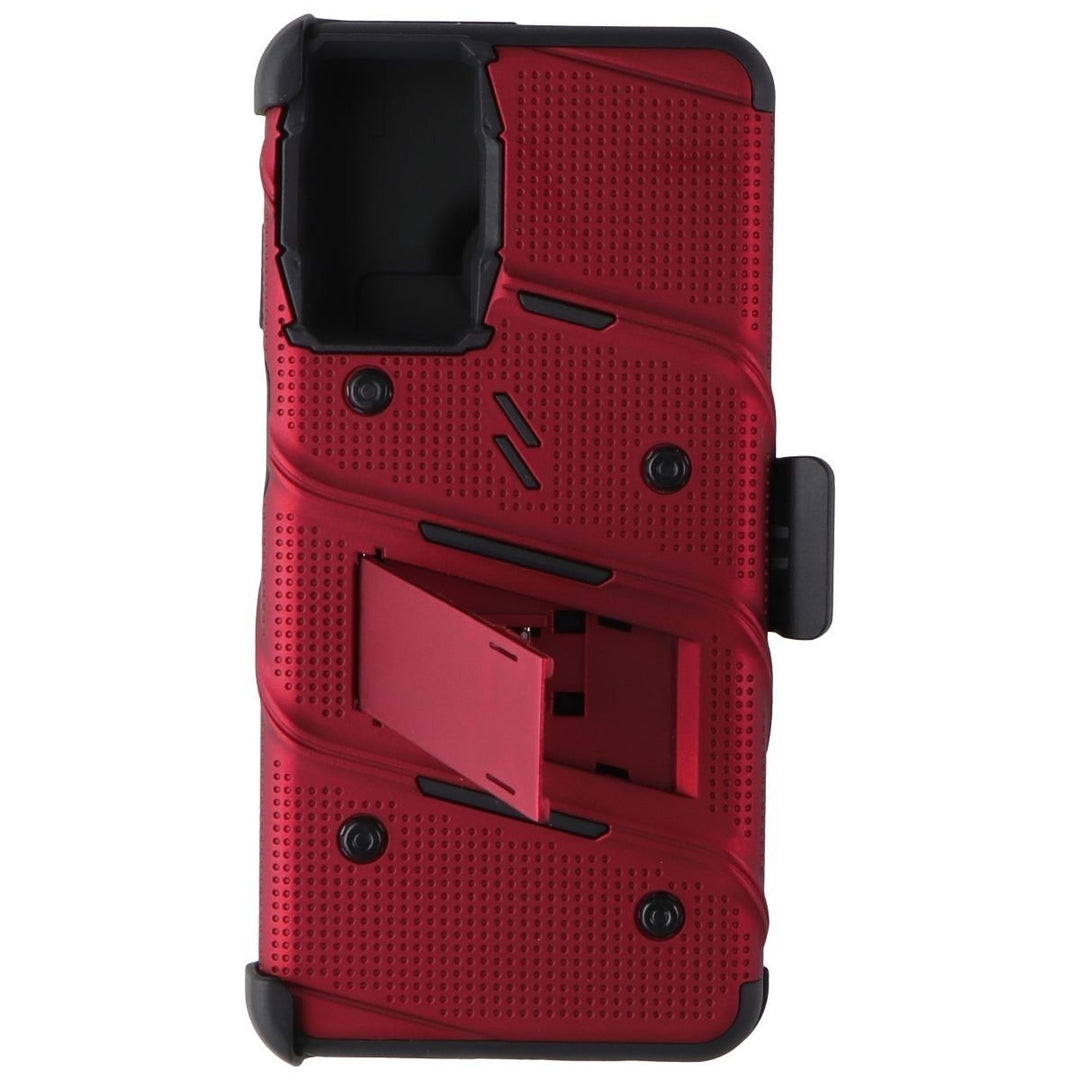 ZIZO Bolt Bundle w/Case + Screen Protector + Holster for Moto g (5G) - Red Image 2