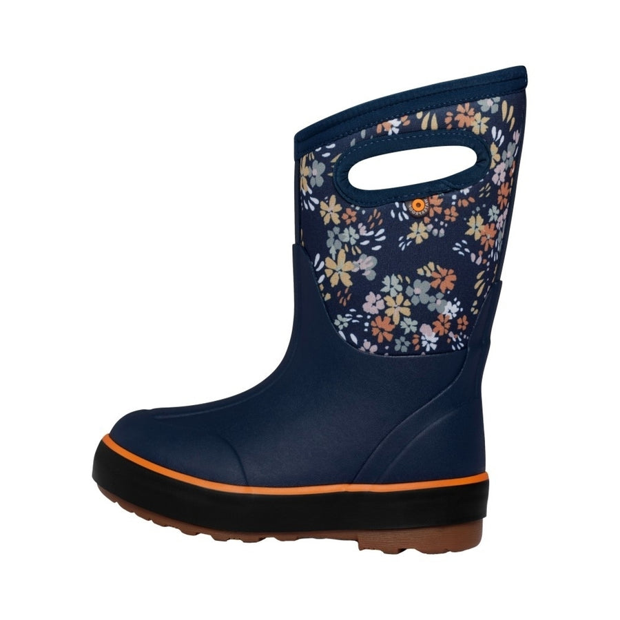 Bogs Outdoor Boots Girls Classic II Water Garden Indigo Multi 73078 Image 1