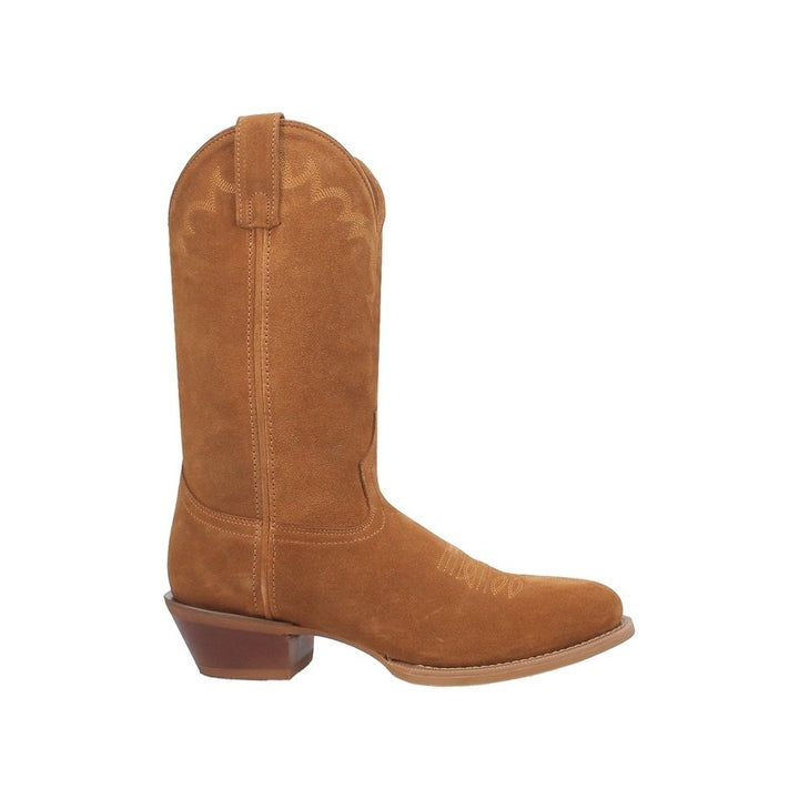 Laredo Western Boots Mens Larkin Round Toe 12" Shaft Honey 62121 Image 3