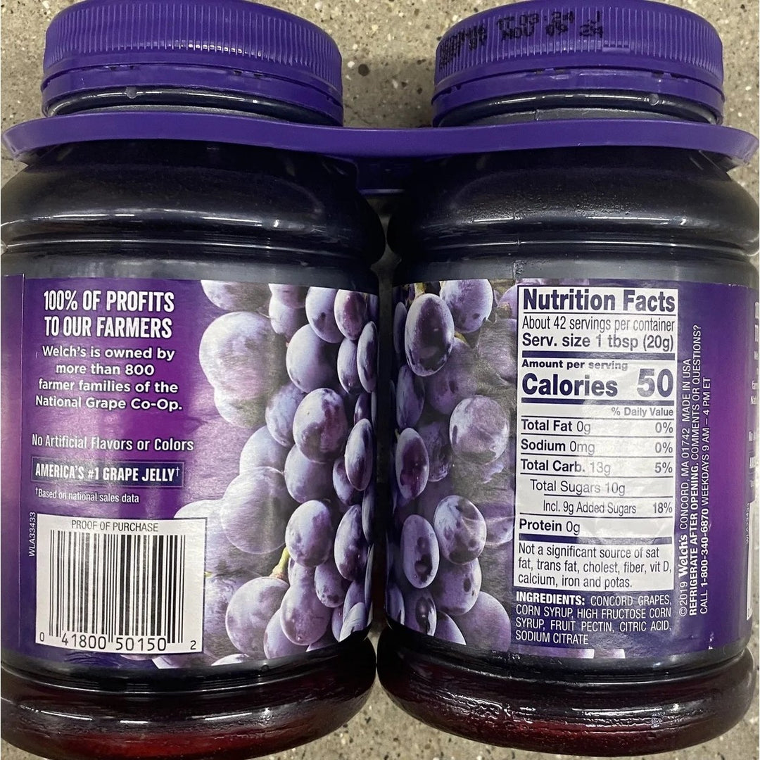 Welchs Concord Grape Jelly 30 Ounce (2 Pack) Image 4