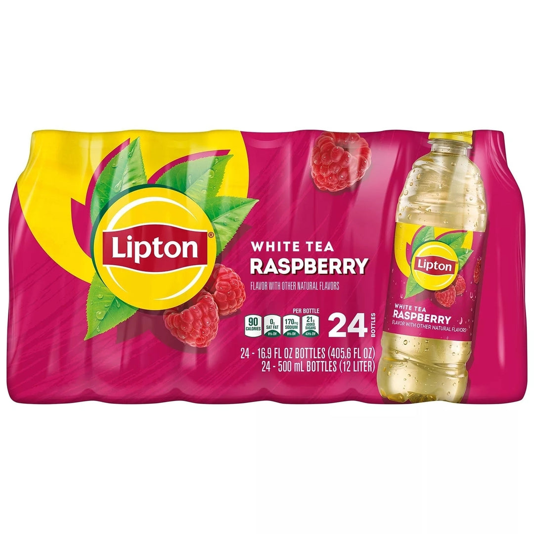 Lipton White Tea Raspberry16.9 Fluid Ounce (Pack of 24) Image 1