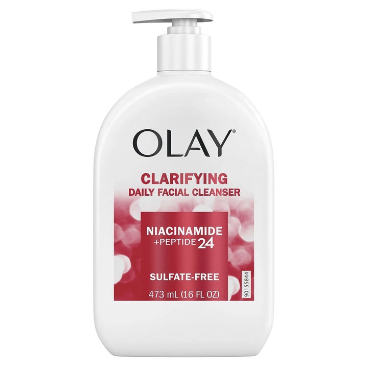 Olay Facial Cleansing Duo Pack Facial Cleanser 16 Oz + Detoxifying Scrub 5 Oz Image 3