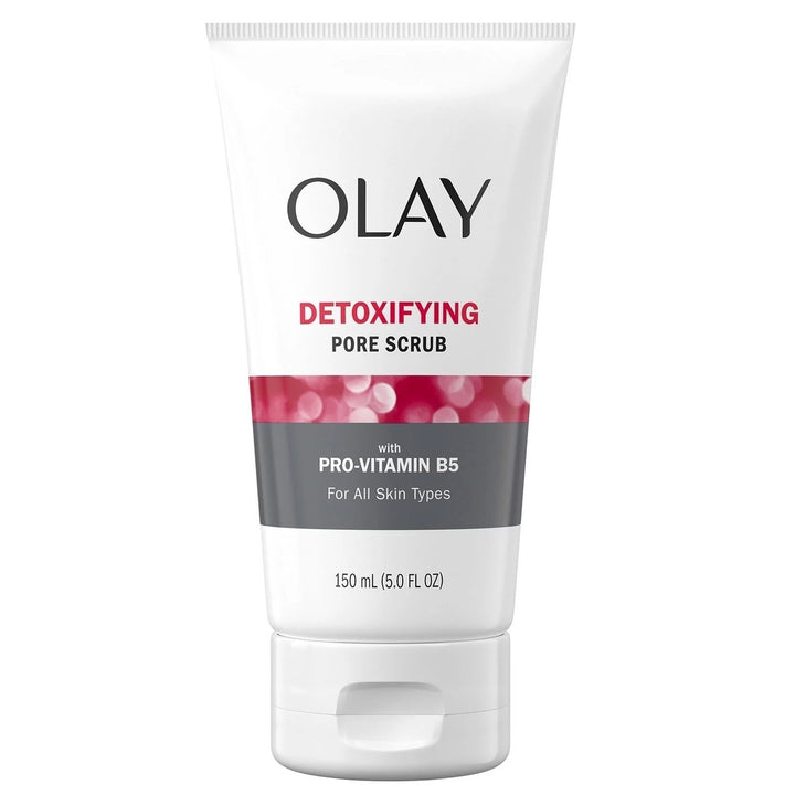 Olay Facial Cleansing Duo Pack Facial Cleanser 16 Oz + Detoxifying Scrub 5 Oz Image 4