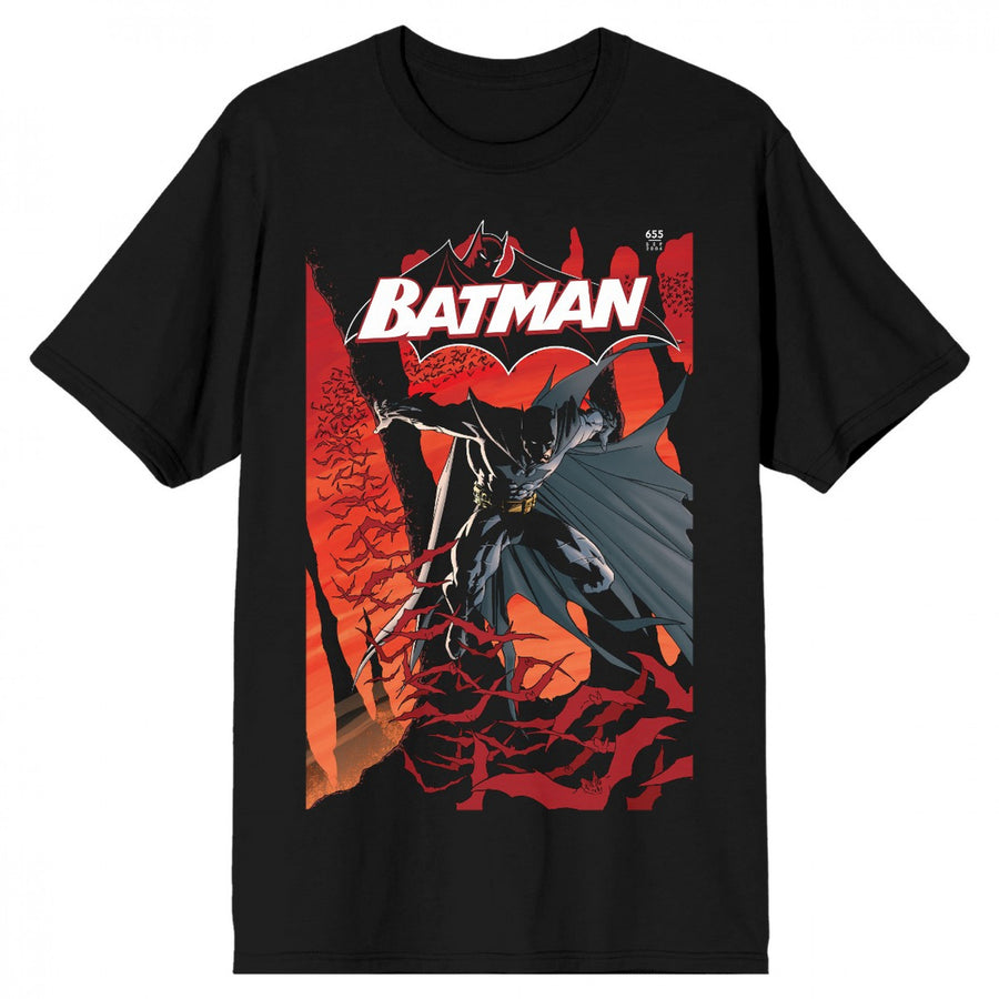 Batman Bats in The Cave T-Shirt Image 1