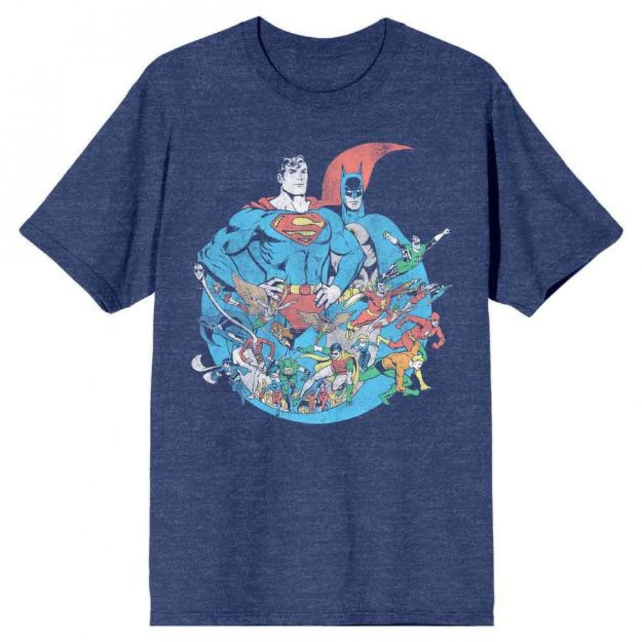 Justice League Vintage Classics T-Shirt Image 1