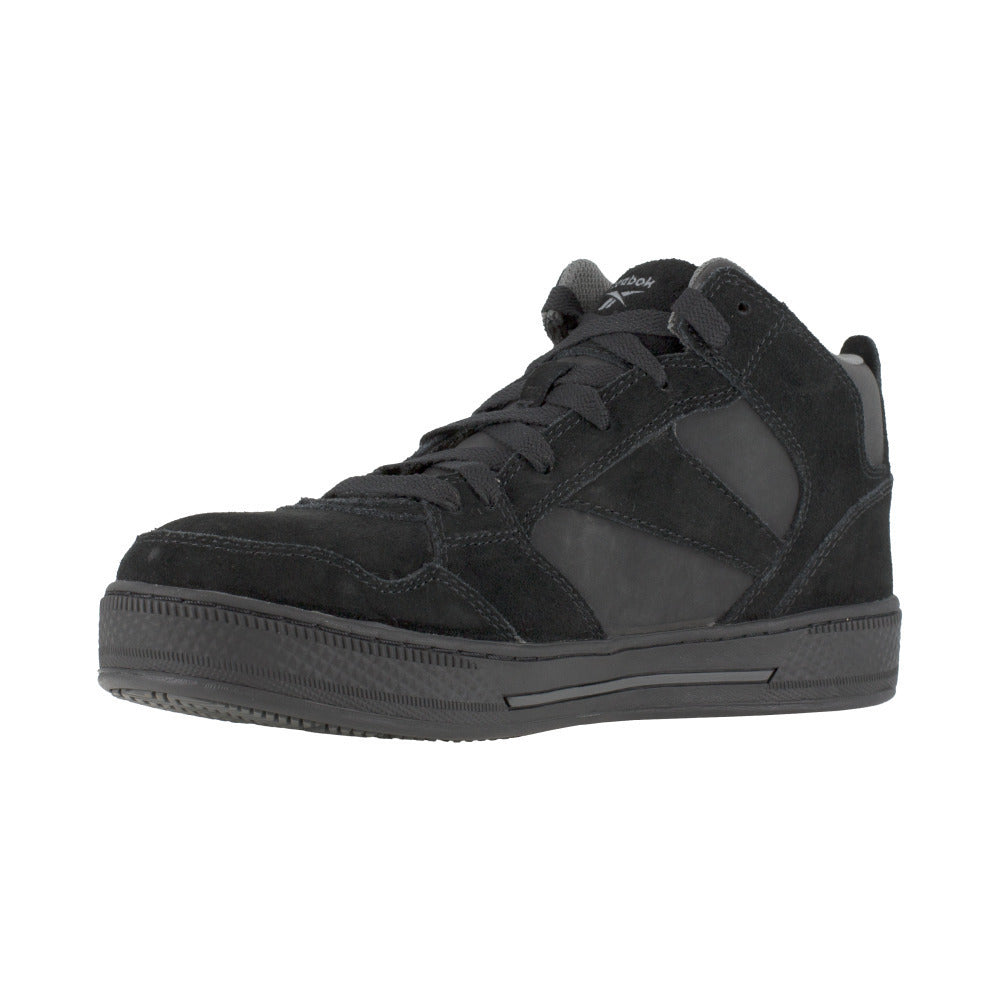 Reebok Work Mens Dayod Composite Toe Skateboard High-Top Work Shoe Black - RB1735 BLACK Image 3