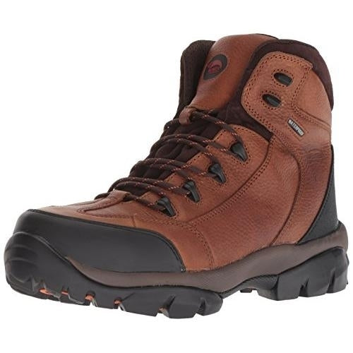 FSI FOOTWEAR SPECIALTIES INTERNATIONAL NAUTILUS Avenger Mens Composite Toe Waterproof Work Boots Brown - A7244 BROWN Image 2