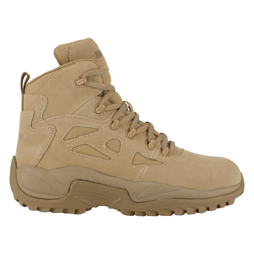 Reebok Work Mens 6" Rapid Response Composite Toe Tactical Boot Desert Tan - RB8694 9-W Desert Tan Image 2