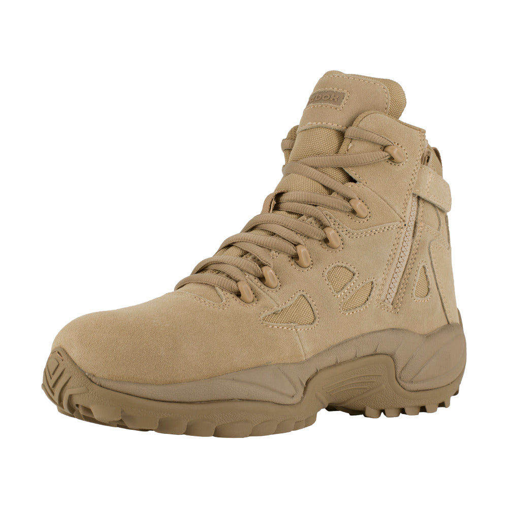 Reebok Work Mens 6" Rapid Response Composite Toe Tactical Boot Desert Tan - RB8694 9-W Desert Tan Image 3