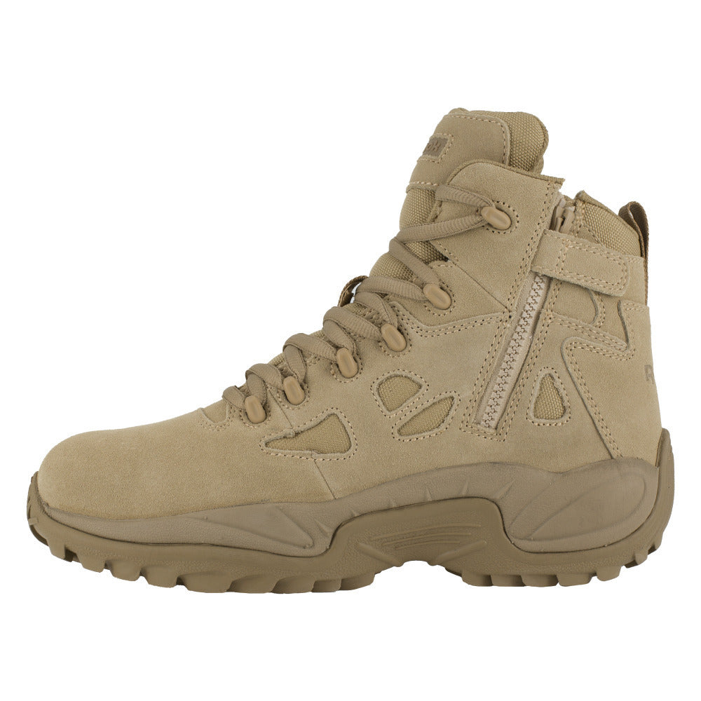 Reebok Work Mens 6" Rapid Response Composite Toe Tactical Boot Desert Tan - RB8694 9-W Desert Tan Image 4