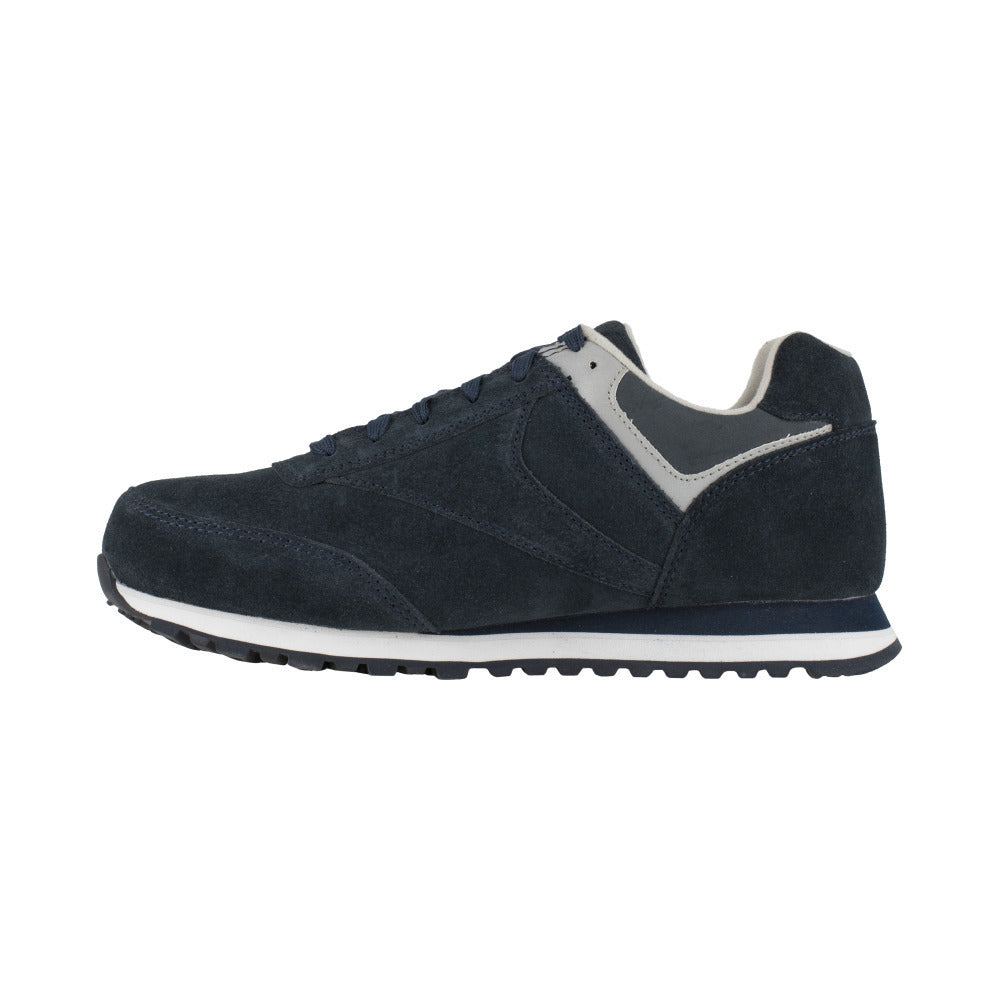 Reebok Womens Leelap Steel Toe Retro Jogger Work Shoe Navy RB195 Suede Leather Image 4