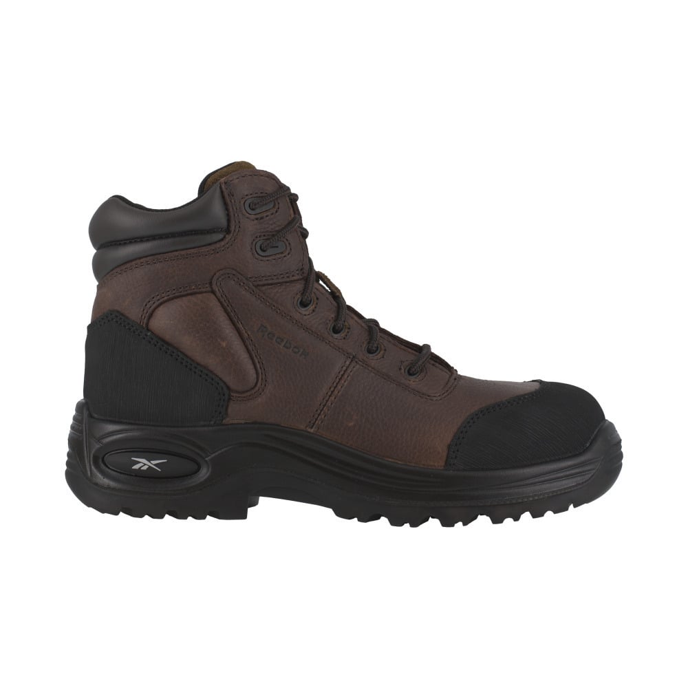 Reebok Work Mens 6" Trainex Composite Toe ESD Sport Work Boot Dark Brown - RB7755 DARK BROWN Image 2