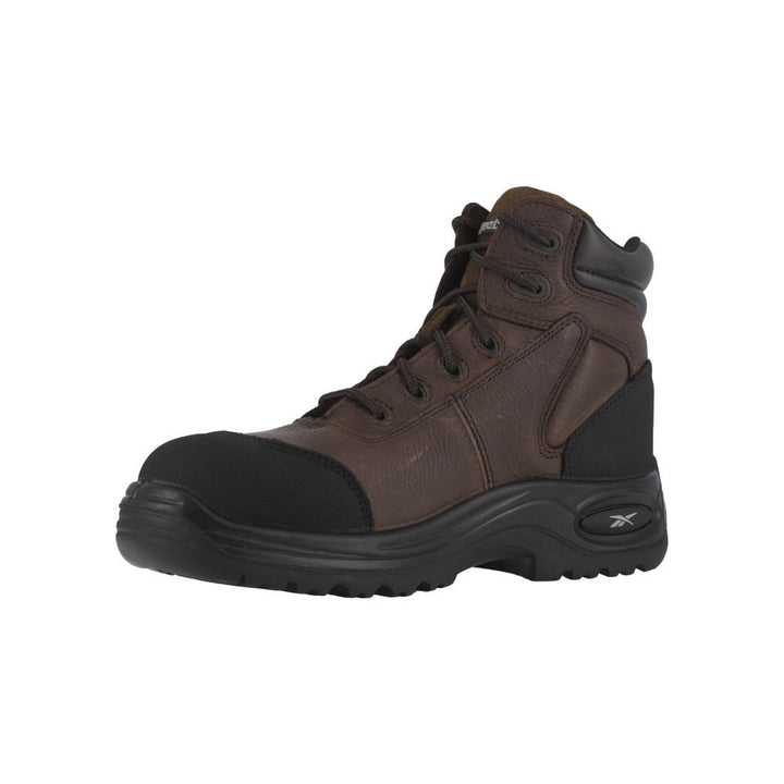 Reebok Work Mens 6" Trainex Composite Toe ESD Sport Work Boot Dark Brown - RB7755 DARK BROWN Image 3