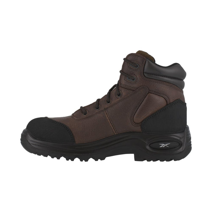 Reebok Work Mens 6" Trainex Composite Toe ESD Sport Work Boot Dark Brown - RB7755 DARK BROWN Image 4