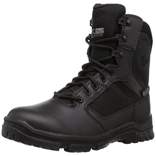 Danner Mens Lookout Side-Zip 8" Black Military and Tactical Boot BLACK Image 2