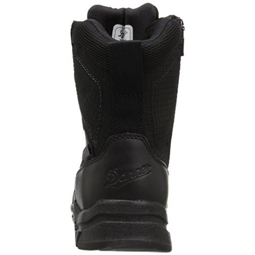 Danner Mens Lookout Side-Zip 8" Black Military and Tactical Boot BLACK Image 3