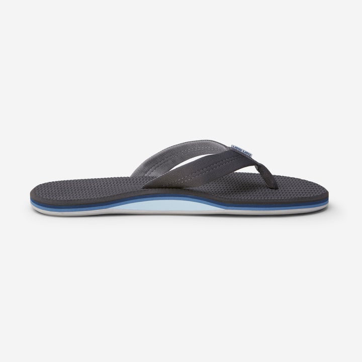 Hari Mari Dunes Flip Flops Mens Charcoal 1061-213 Memory Foam Arch Support Image 1