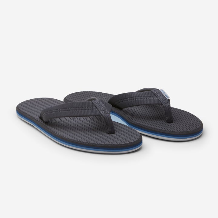 Hari Mari Dunes Flip Flops Mens Charcoal 1061-213 Memory Foam Arch Support Image 3