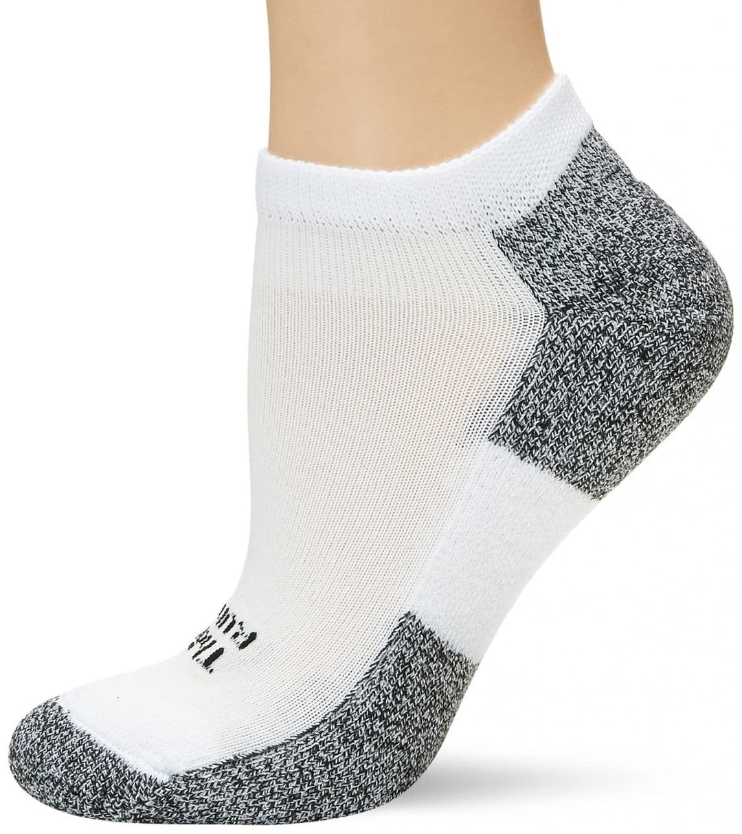 Thorlos Womens LRCW Thin Cushion Running Low Cut Socks White Size Medium Image 4