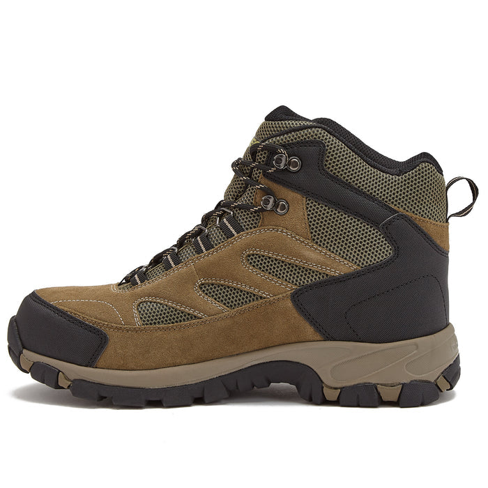 Hi-Tec Mens Yosemite Mid WP Boots Dark Green Olive Drab G8048GJG Waterproof Image 2