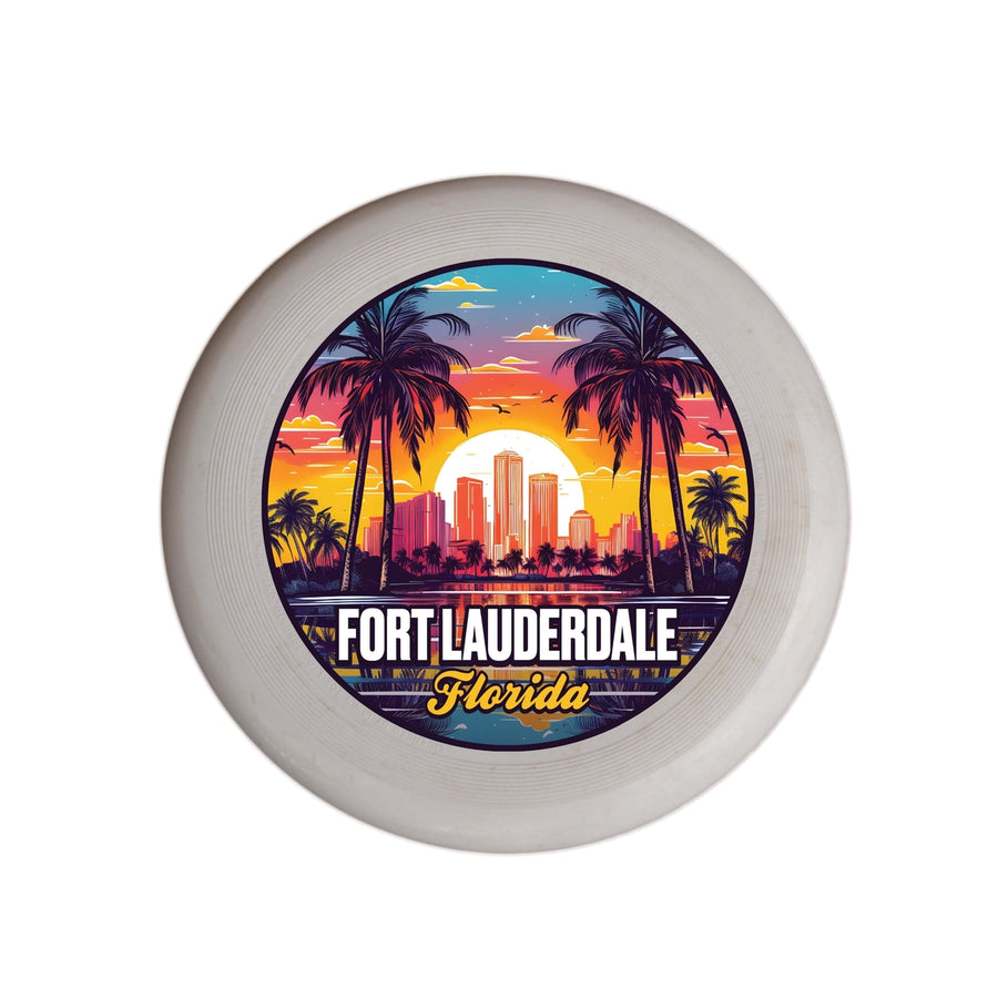 Fort Lauderdale Florida Design B Souvenir Frisbee Flying Disc Image 1