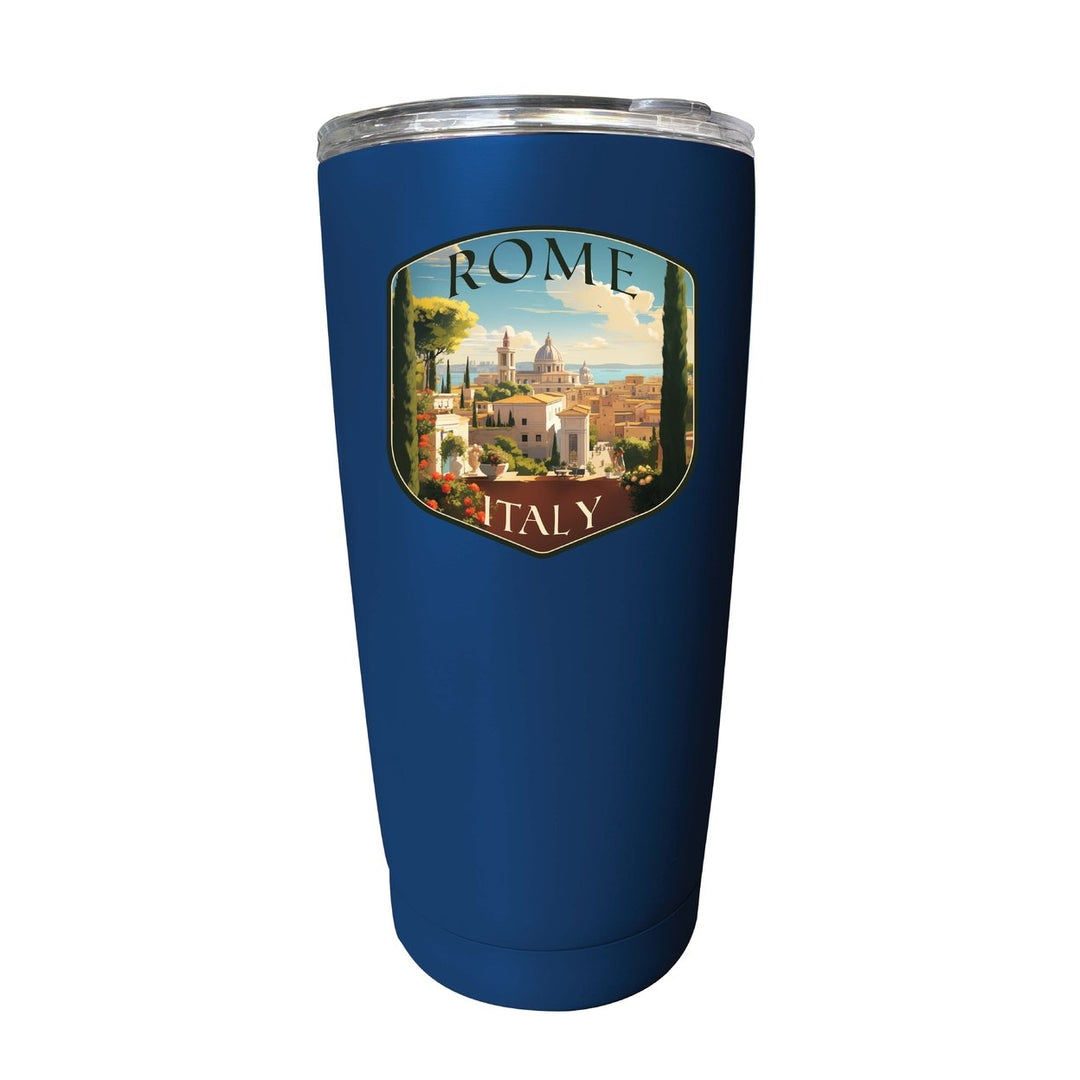 Rome Italy Design C Souvenir 16 oz Stainless Steel Insulated Tumbler Image 4