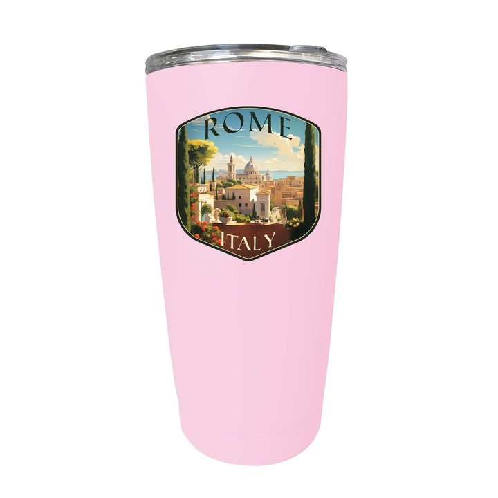 Rome Italy Design C Souvenir 16 oz Stainless Steel Insulated Tumbler Image 4