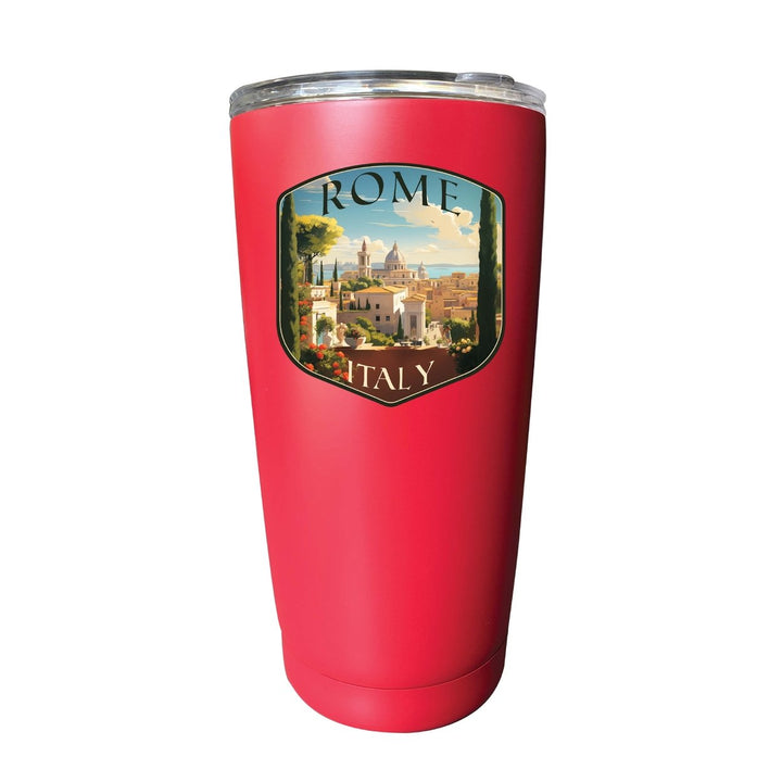 Rome Italy Design C Souvenir 16 oz Stainless Steel Insulated Tumbler Image 1