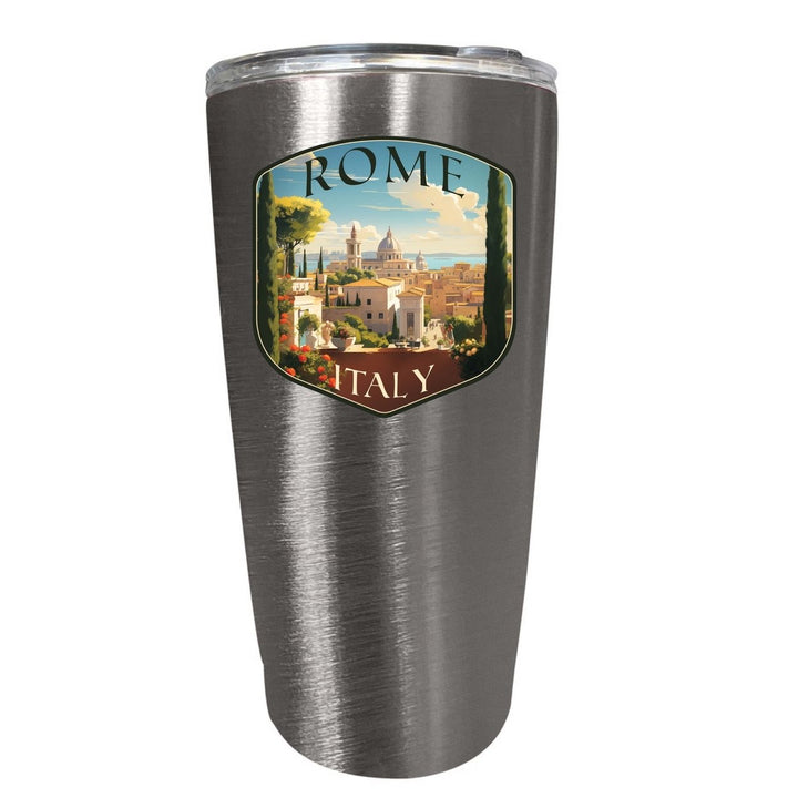 Rome Italy Design C Souvenir 16 oz Stainless Steel Insulated Tumbler Image 8