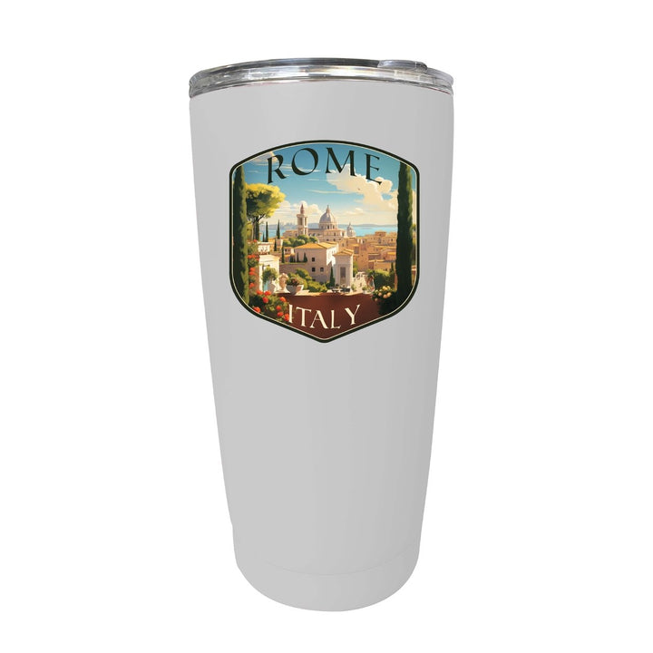 Rome Italy Design C Souvenir 16 oz Stainless Steel Insulated Tumbler Image 1