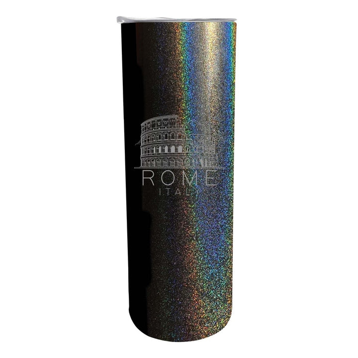 Rome Italy Souvenir 20 oz Engraved Insulated Stainless Steel Skinny Tumbler Image 4