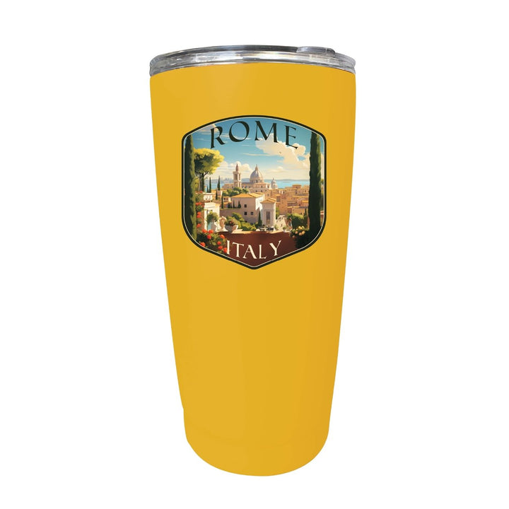 Rome Italy Design C Souvenir 16 oz Stainless Steel Insulated Tumbler Image 1