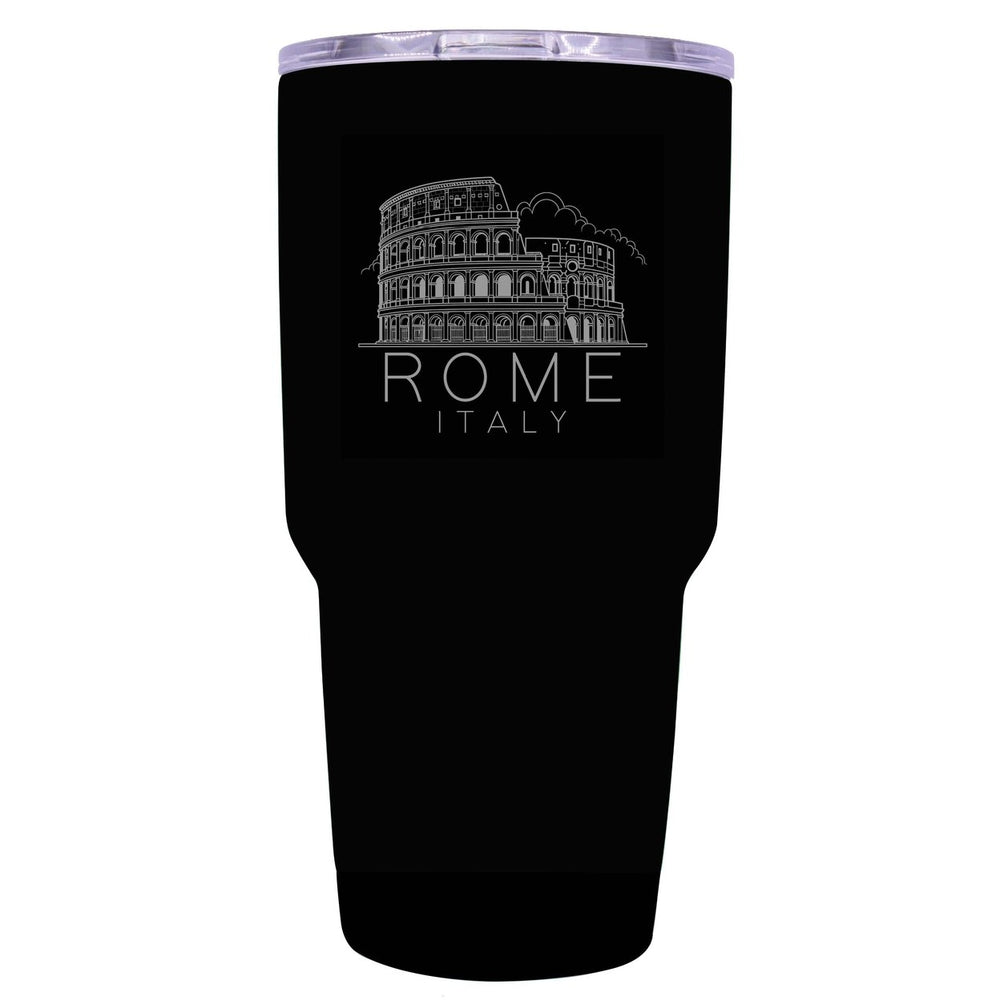 Rome Italy Souvenir 24 oz Engraved Insulated Stainless Steel Tumbler Image 2