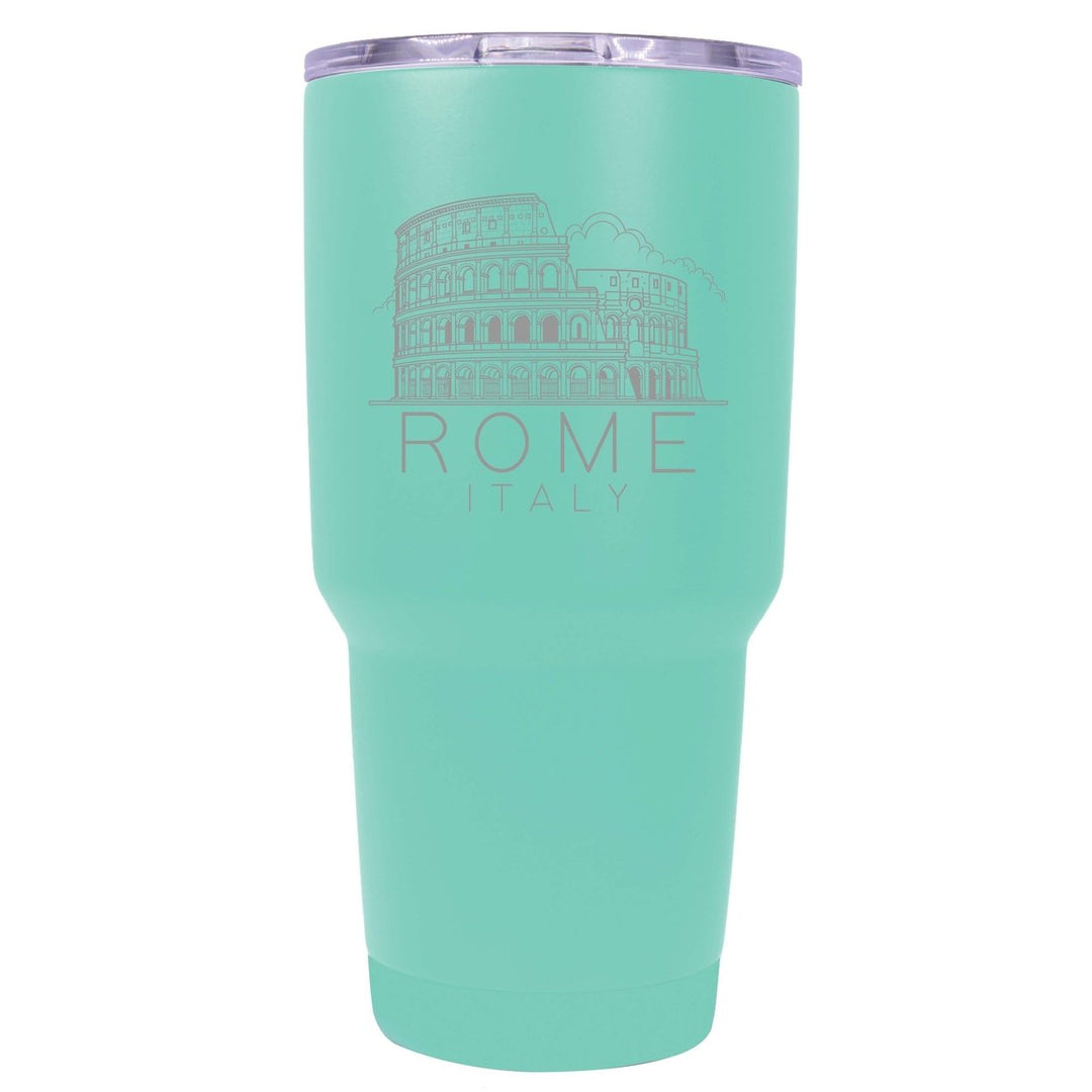 Rome Italy Souvenir 24 oz Engraved Insulated Stainless Steel Tumbler Image 1