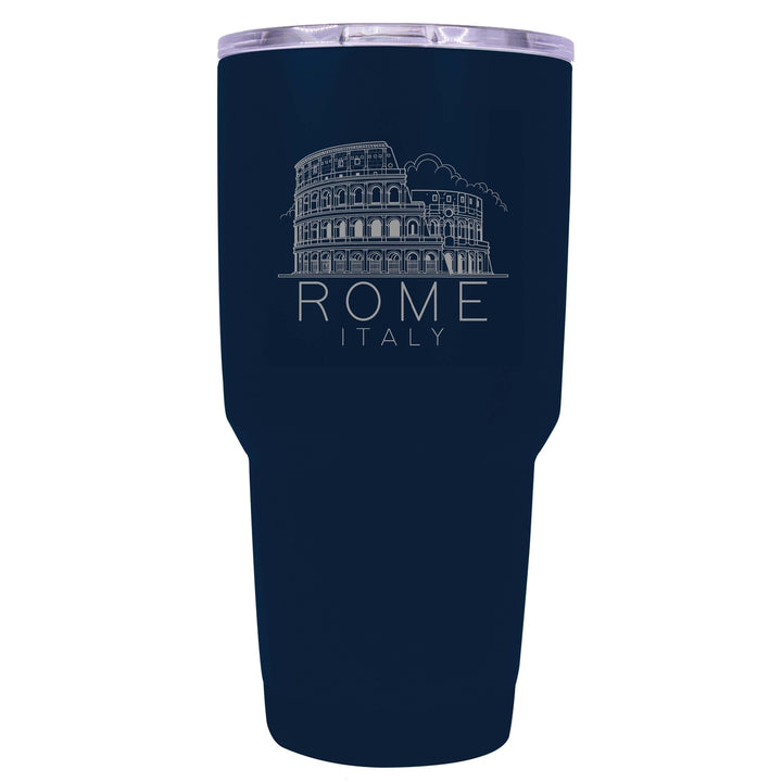 Rome Italy Souvenir 24 oz Engraved Insulated Stainless Steel Tumbler Image 6