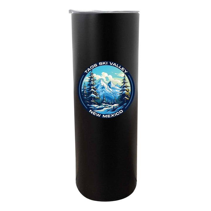 Taos Ski Valley Design A Souvenir 20 oz Insulated Stainless Steel Skinny Tumbler Image 1