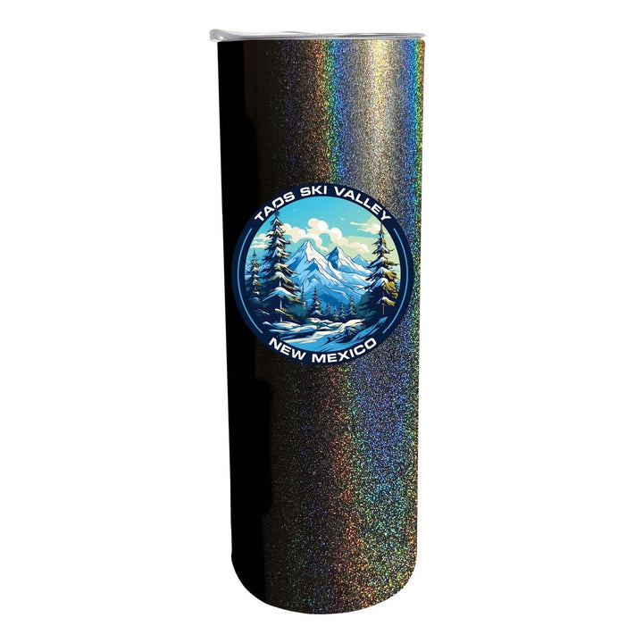 Taos Ski Valley Design A Souvenir 20 oz Insulated Stainless Steel Skinny Tumbler Image 2