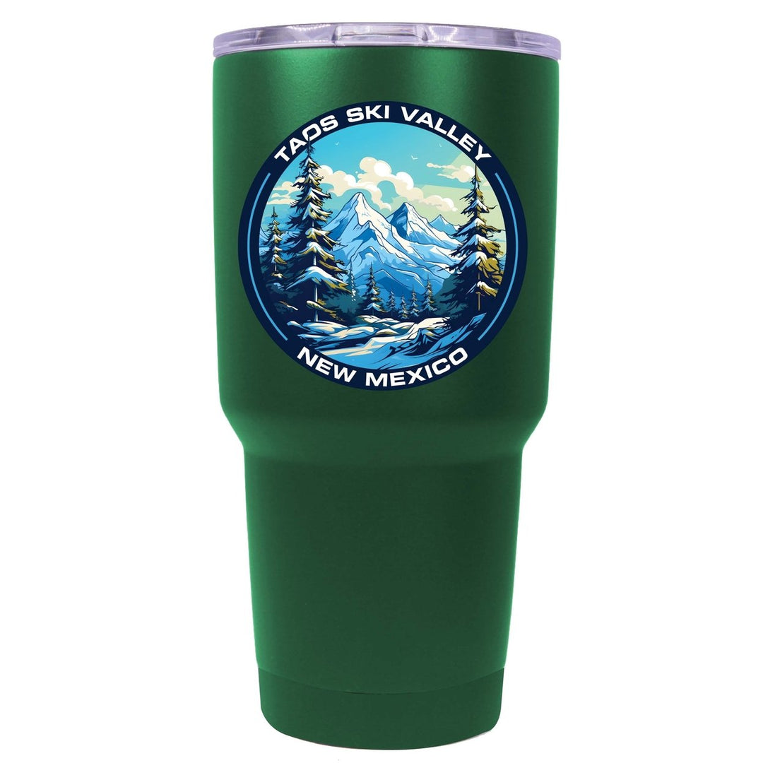 Taos Ski Valley Design A Souvenir 24 oz Insulated Stainless Steel Tumbler Image 1