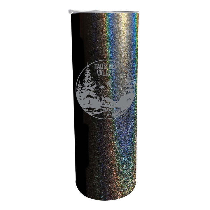 Taos Ski Valley Souvenir 20 oz Engraved Insulated Stainless Steel Skinny Tumbler Image 2