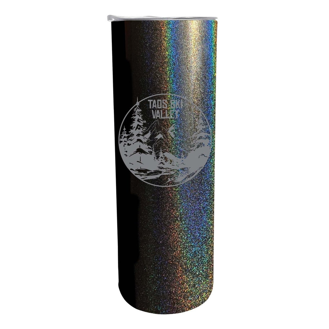 Taos Ski Valley Souvenir 20 oz Engraved Insulated Stainless Steel Skinny Tumbler Image 1